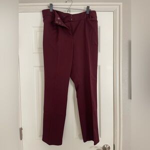 Ann Taylor Factory Deep Red Trousers